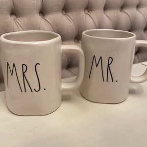 Rae Dunn Mr. and Mrs. Coffee Mugs